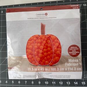 Celebrate It brand   Pumpkin Shaped Balloon Kit